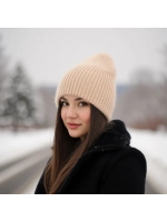 шапка ангора зимняя пушистая вязаная модная