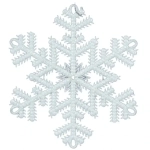 Елочное украшение Снежинка 16см