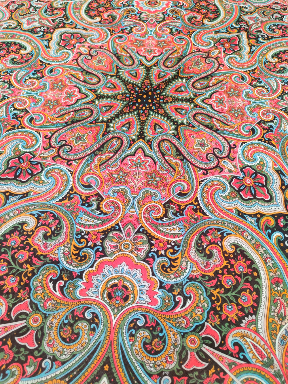 Павловопосадский платок Поцелуй русалки 1928-5