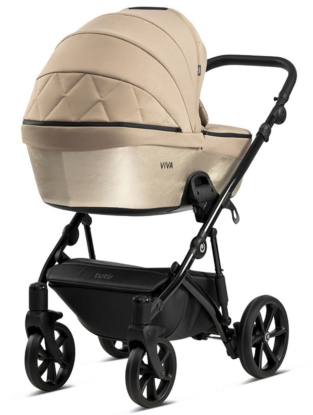 Детская коляска Tutis Viva 4 Luxury 2022 3 в 1 1202061 Amber Gold
