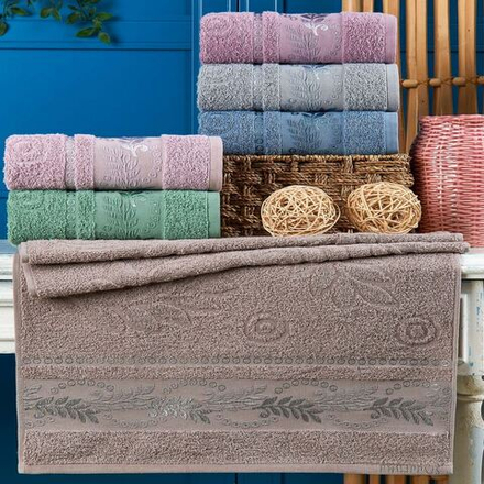 Полотенце махровое "АВТ. YUSRA" PHILIPPUS, 100% хлопок, Турция.