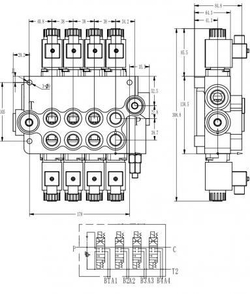 Гидрораспределитель 4Z80 24V