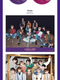 Альбом Wanna One - 1-1 0 Nothing without You 1st Album Repackage RANDOM Version