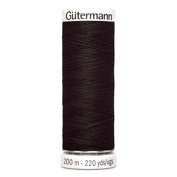 Нитки универсальные Gutermann Sew-all 100 (200 метров), 5 кат. | 697 венге