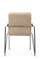 Стул Самба с деревянными подлокотниками SMB-02H Хром гальв. Бежевый