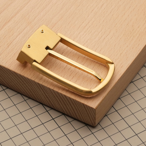 Ременная пряжка из нержавеющей стали, цвет золото // BTGG