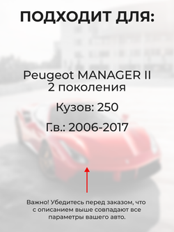 Ремкомплект ограничителей дверей Peugeot MANAGER (II) [Кузов: 250] (4 двери, тип 14) 2006-2017