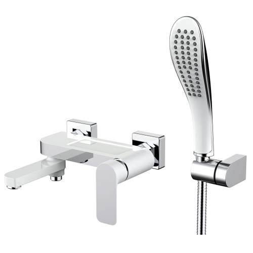 Смеситель для ванны 35к G3248 GAPPO БЕЛЫЙ-ХРОМ