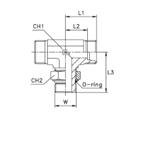 Штуцер FRTH DS10 UNF 9/16" (корпус)