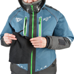 Зимний мужской костюм-поплавок ХСН Rescuer V NEW -45 (Hardguard) Бирюза (Зеленые молнии)