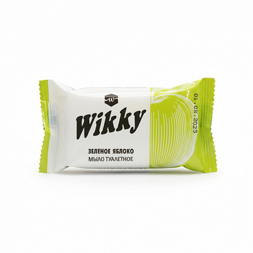 Мыло Wikky "Зеленое яблоко" 75гр/90шт