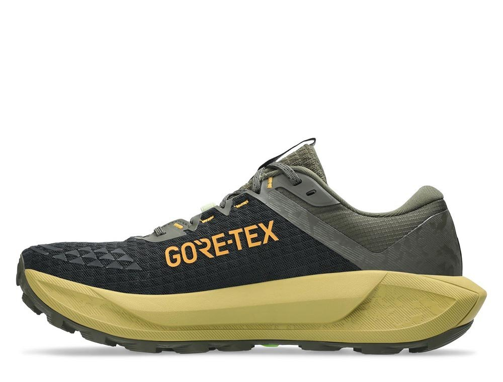 Мужские беговые кроссовки Asics Gel-Trabuco 13 Gore-Tex Черно-Оливковые
