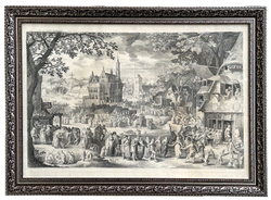 Николас де Брёйн (гравёр), Давид Винкбоонс (живописец). Фламандская ярмарка. Фландрия, вторая четвер