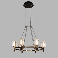 Люстра P0738-6A gold/black