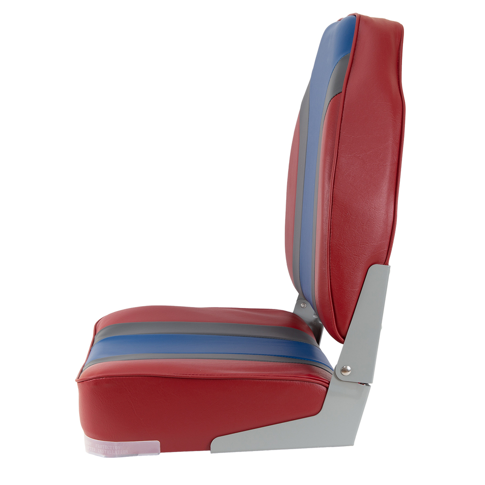 Кресло Highback Rainbow Boat Seat - Красный/Графит/Синий