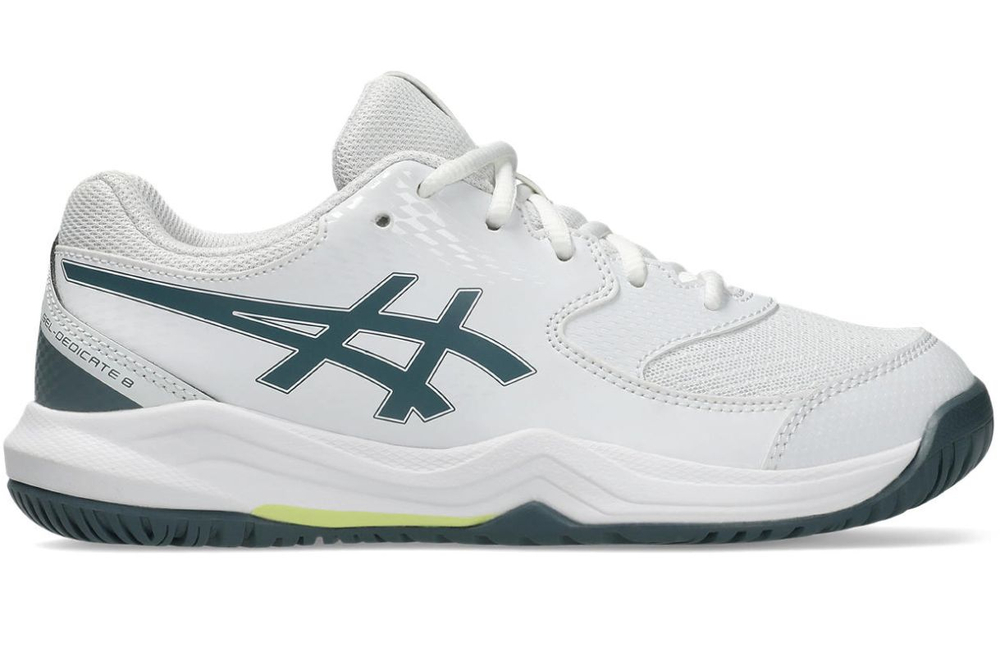 Детские теннисные кроссовки Asics Gel-Dedicate 8 GS - white/ironclad