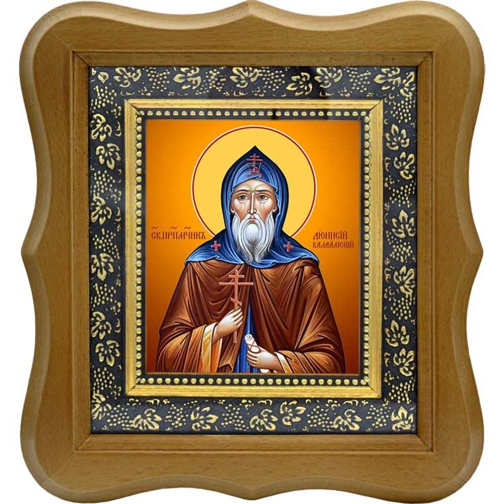 Дионисий Валаамский преподобномученик. Икона на холсте.
