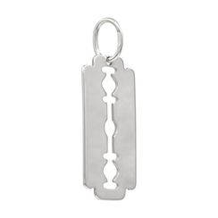 Лезвие - ювелирная подвеска из серебра 925 пробы