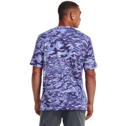 Мужское теннисное поло Under Armour ABC Camo T-Shirt Men - Dark Blue, Blue