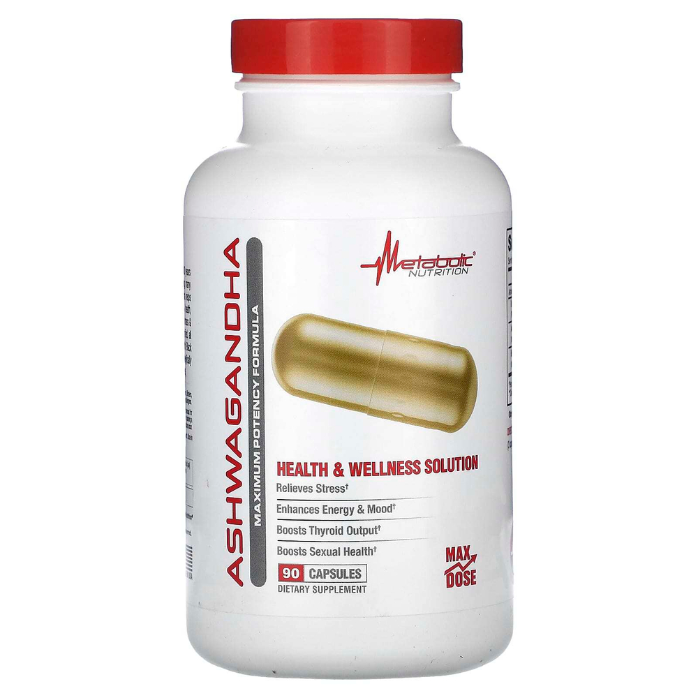Metabolic Nutrition, Ашваганда`` 90 капсул