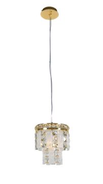 2894E/1 GOLD+CLEAR (1/10) Люстра NW