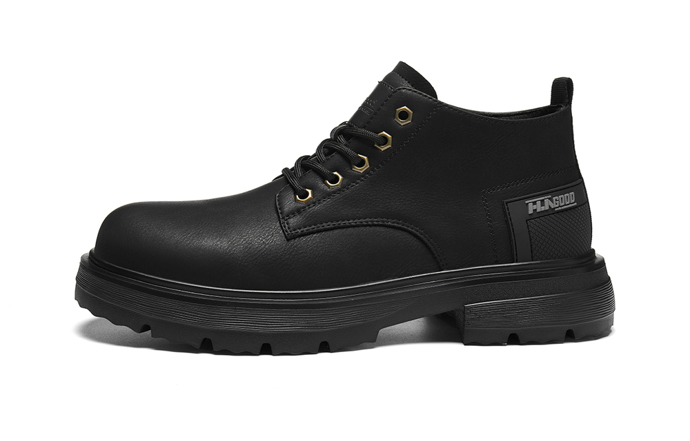 HLA Work Boots Men"s Low top Black/Brown