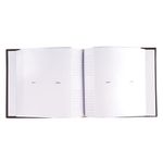 Фотоальбом BRAUBERG на 300 фото 10х15 см, под кожу, бумажные страницы, бокс, коричневый + золото, 391118