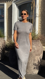 Платье "Enigma" оттенок серый меланж