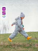 Брюки утеплённые Mjölk Blue Leopard, утеплитель 120гр/м2