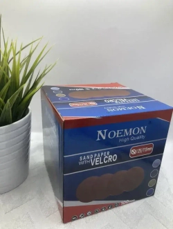 Шлифовальные круги 125мм на липучке Р60 100шт / Диск шлифовальный