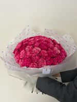 Моно букет из пионовидной розы Кантри блу 51 шт