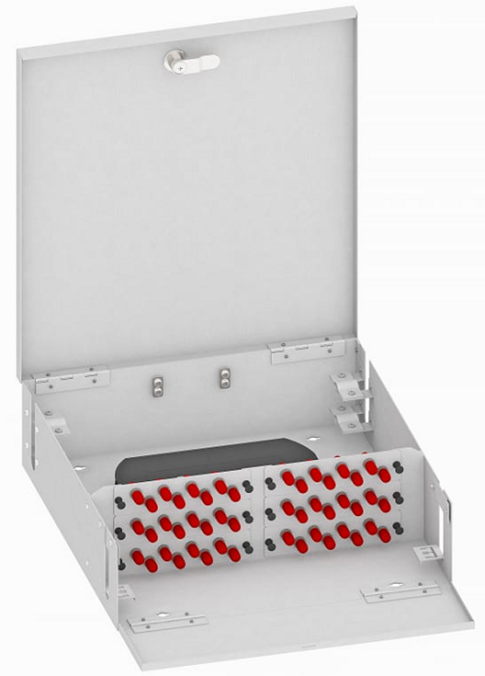 Кросс оптический настенный  TopLAN КРН-Top-48ST/U-OS2-GY