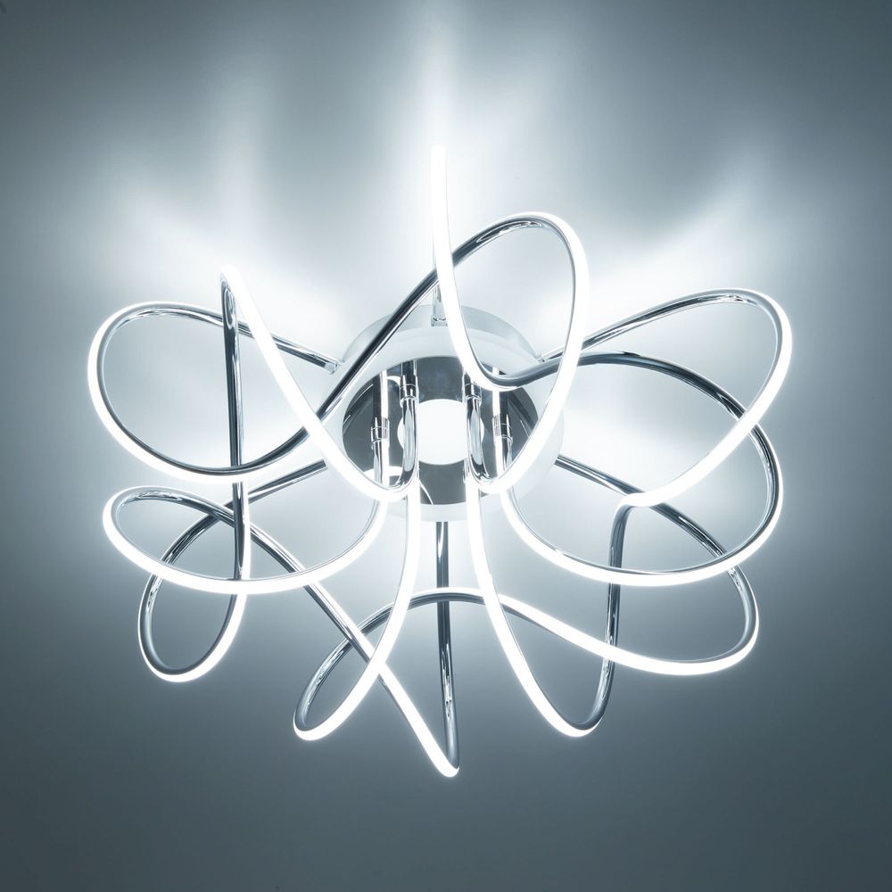 Citilux Джемини Смарт CL229A161E RGB Умная люстра Хром