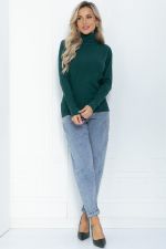 Водолазка "Зимняя история" (зеленая) Б12087 LT Collection