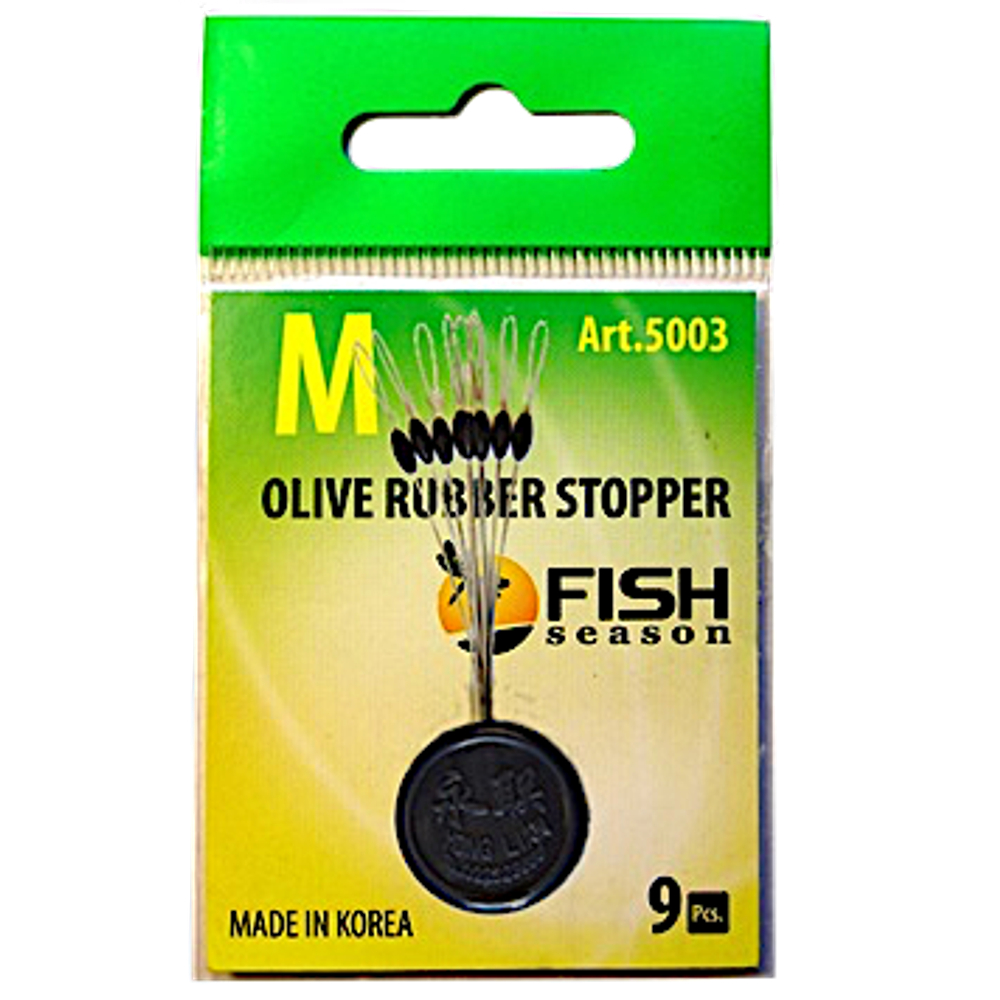 Стопор Fish Season 5003 Резиновый Оливка № -