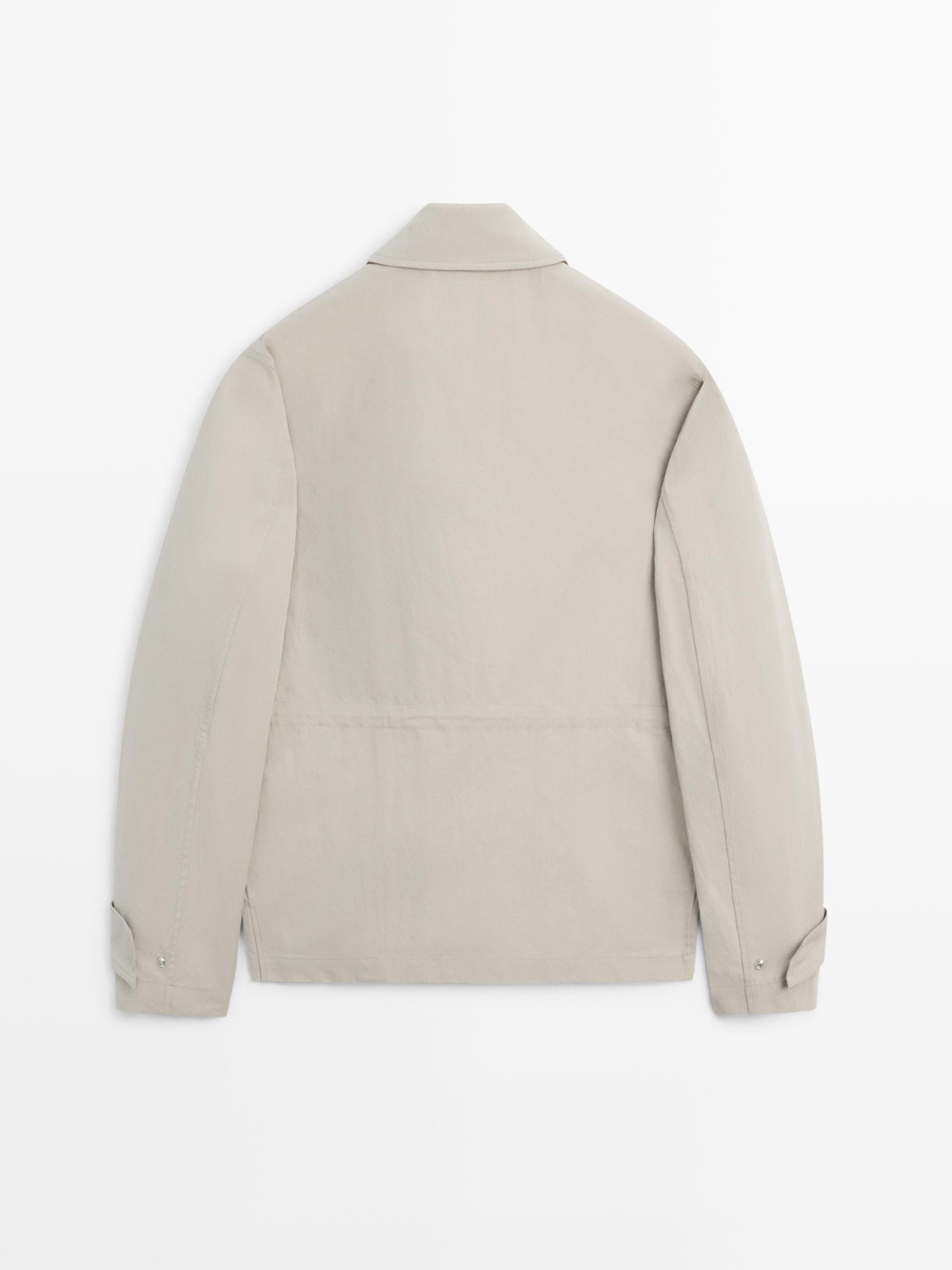 Massimo Dutti Куртка с карманами, дымчатый