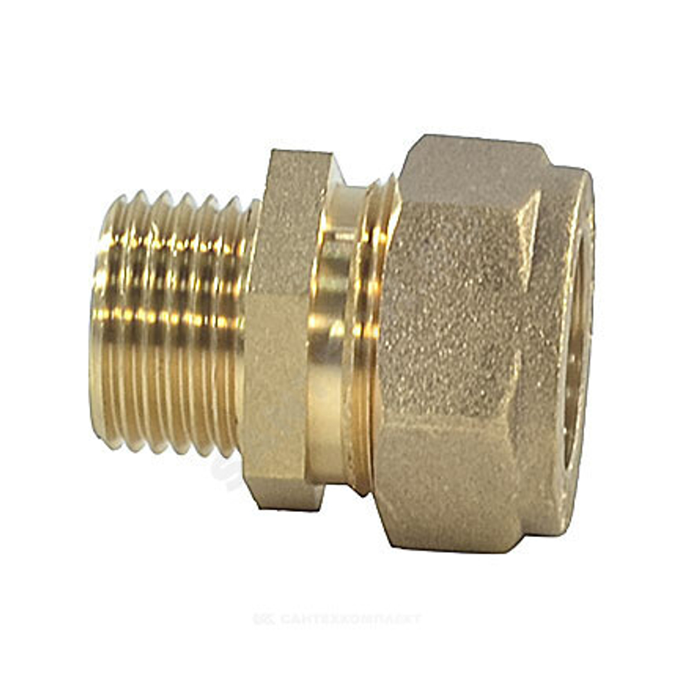 Муфта латунь 20Aх1/2" обжим/НР STAHLMANN SSML2001/2BEF