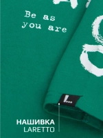 Зеленый лонгслив оверсайз для мальчика