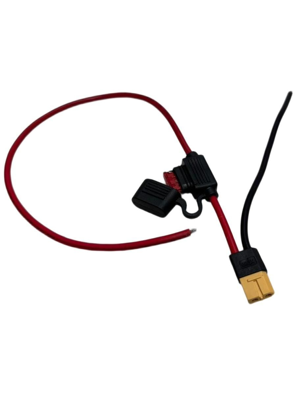 Провод кабель аккумулятора S 3мм2 XT60 с предохранителем 50А для электровелосипеда