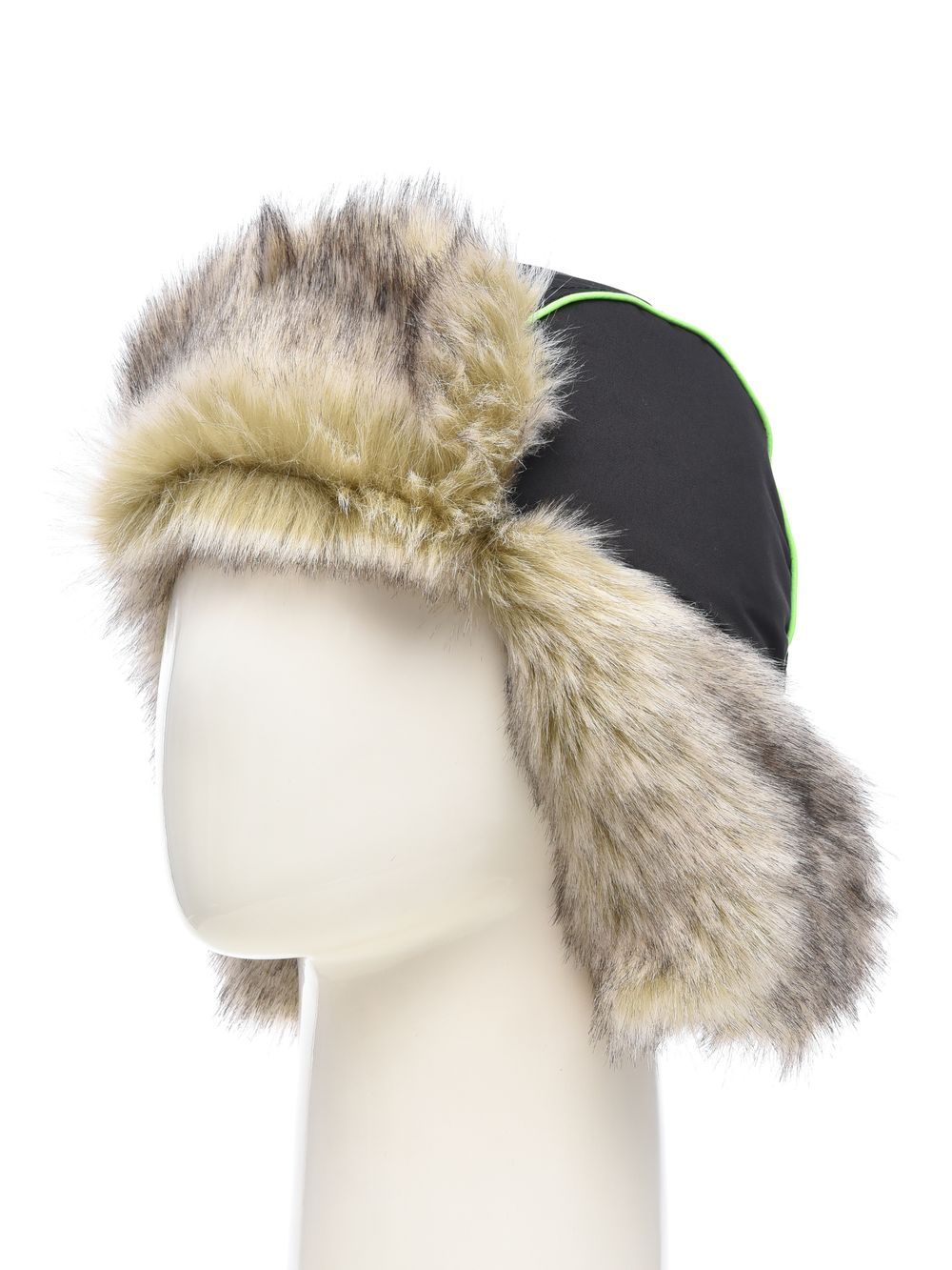 Шапка ушанка зимняя Elbrus ткань Hit Membrane цвет Черный