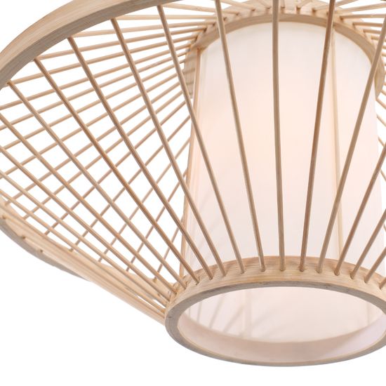 SL6241.533.01 Светильник подвесной ST-Luce Древесный/Белый E27 1*40W ALMA