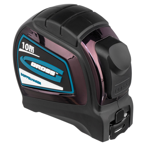 31126 Рулетка "Doppelhaken",10 м x 25 мм, двухсторонний зацеп, нейлон, двуст. шкала, автоматич/