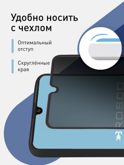 Набор стекол антишпион ROSCO для Samsung Galaxy A33 оптом (арт. SS-A33-FSP-GLASS-SPY-SET2)