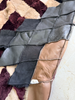 Покрывало меховое ковер из шкуры овчины