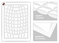 Одеяло детское всесезонное Light 100х150 German Grass Downline Baby Angel Grass