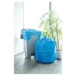 Мешки для мусора 160 л, с ушками, синие, рулон 10 шт., ПВД, 30 мкм, 90х125 см, PACLAN "Multitop", 134442