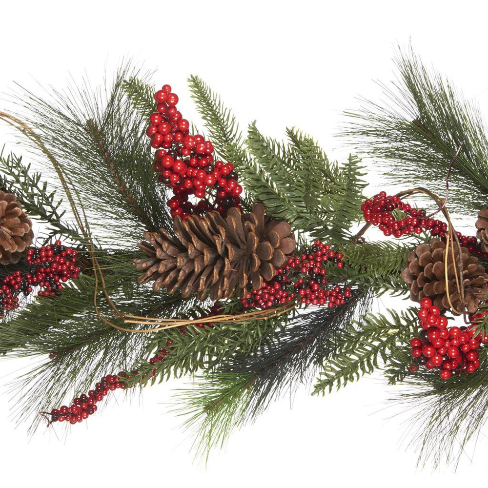 Гирлянда с ягодами, 180 см