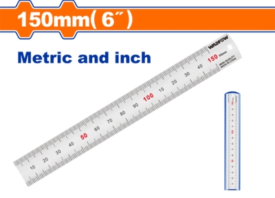 Линейка 150 мм (50/500) WADFOW WRU1315