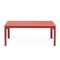 Красный пластиковый журнальный столик Net Table 100х40 см | Nardi | Италия