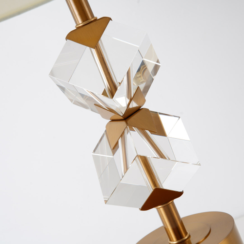 Настольная лампа Cloyd GANTRY T1 / выс. 62 см - Angular - латунь (арт.30071)